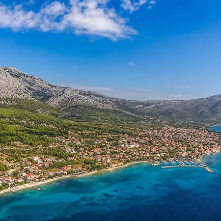 Apartment In With Sea View, Balcony, Air Conditioning, Wifi Orebic